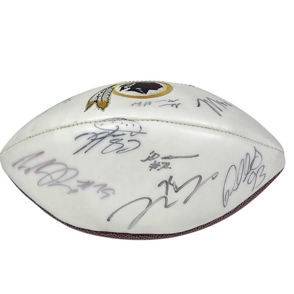Washington Redskins Team-Signed 8 Autographed Football - Picture 2 of 12